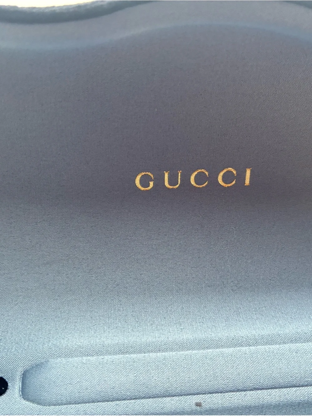 Gucci Black Velvet Eyeglasses Case